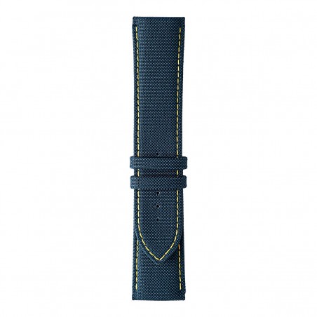 Bracelet HD1CO tissu Cordura bleu marine piqûre jaune