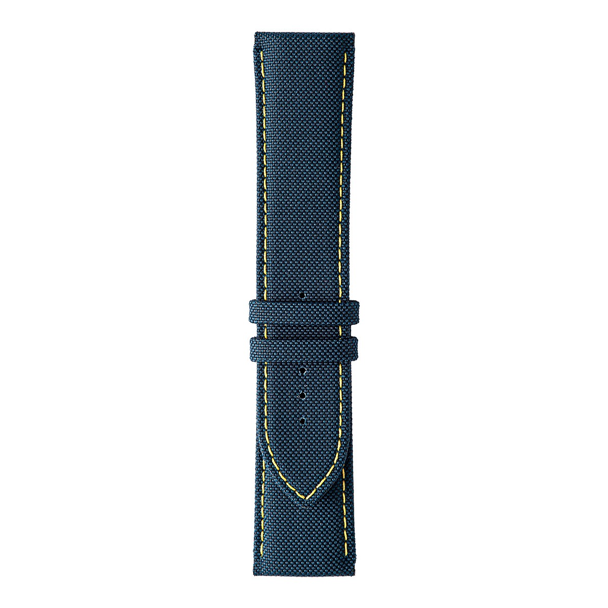 Bracelet HD1CO tissu Cordura bleu marine piqûre jaune