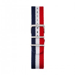 Bracelet NATO Bleu/Blanc/Rouge 20mm