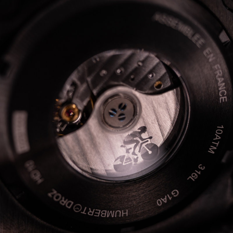 Montre automatique coeur ouvert Humbert Droz HD10 Romain Grégoire