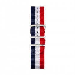 Bracelet NATO Bleu/Blanc/Rouge 22mm