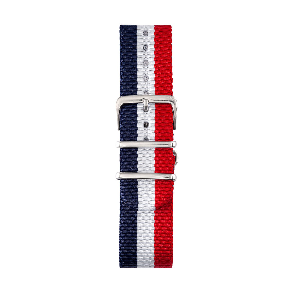 Bracelet NATO Bleu/Blanc/Rouge 22mm