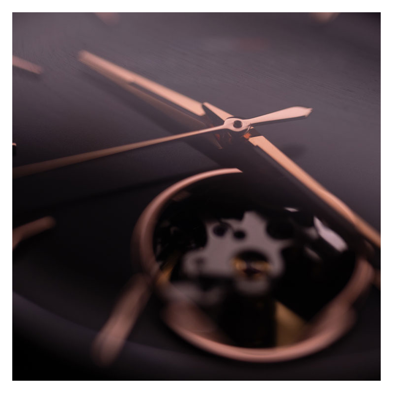 Montre automatique HD8 Aurore Noir bracelet acier