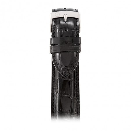 Bracelet HD2/HD3 cuir noir brillant