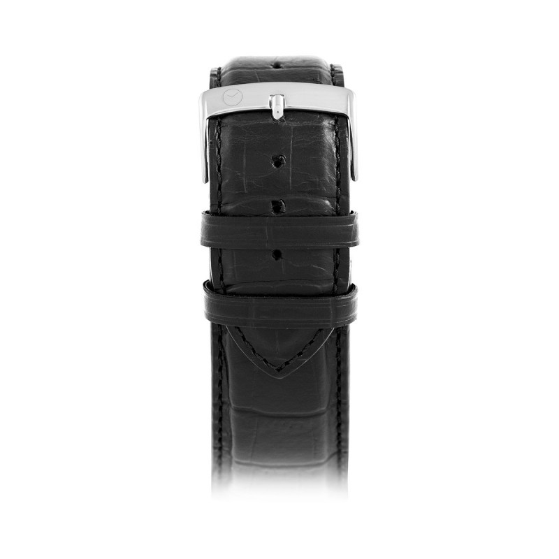 Bracelet HD1 cuir noir