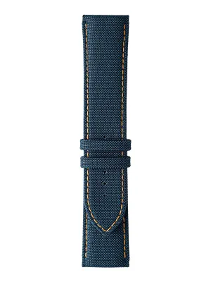 Bracelet HD1CO tissu Cordura bleu marine piqûre orange
