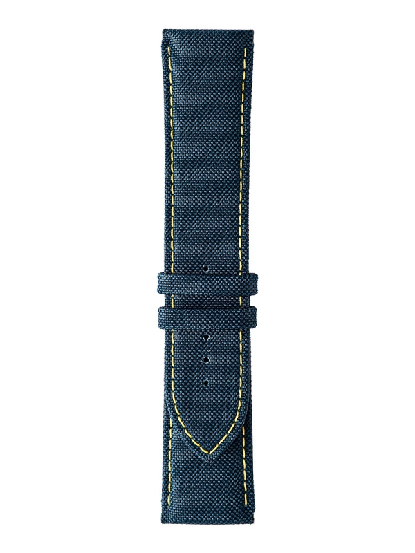 Produit Bracelet HD1CO tissu Cordura bleu marine piqûre jaune Image