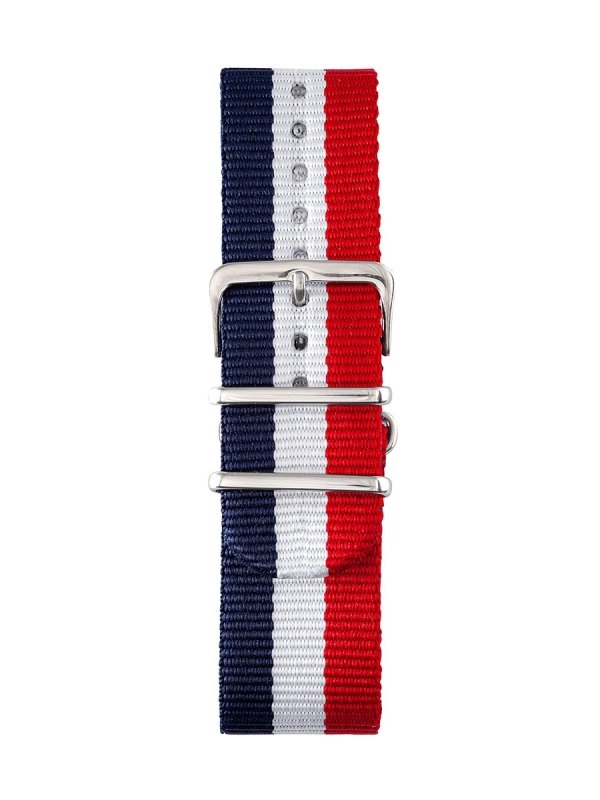 Produit Bracelet NATO Bleu/Blanc/Rouge 24mm Image