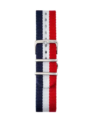 Bracelet NATO Bleu/Blanc/Rouge 20mm