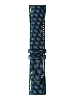 Bracelet HD1CO tissu Cordura bleu marine piqûre jaune